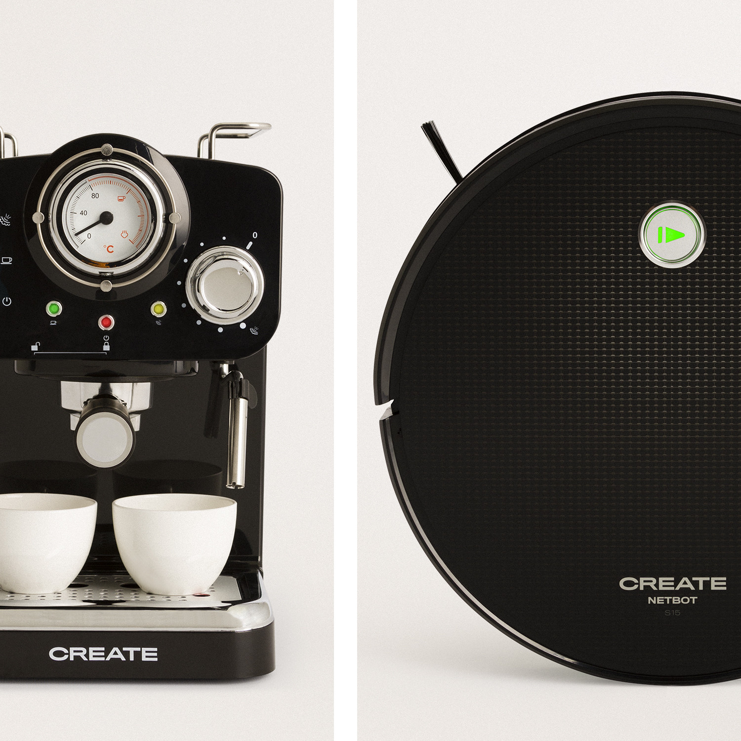 Packung Netbot S15 2 0 Roboter Smart Staubsauger Thera Retro Kaffeemaschine Express Create Ikohs