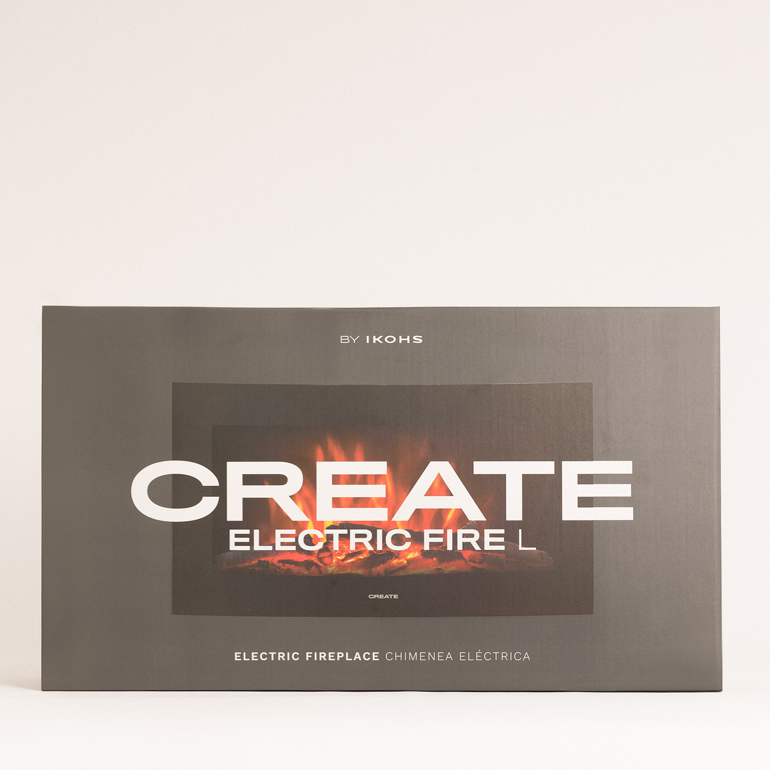 ELECTRIC FIRE L - Elektrischer Kamin 35 '' gebogener Bildschirm