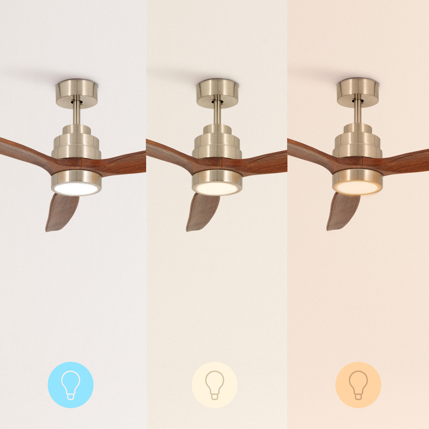 WINDSTYLANCE DC NICKEL - Deckenventilator - Create Ikohs