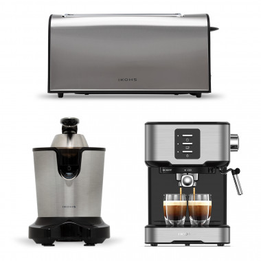 Comprar Pack - BARISMATIC 20B cafetera + ZUMIK exprimidor eléctrico + SUPREME TOAST XL tostadora 