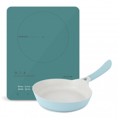 Comprar PACK de cocina portátil - Menaje Olla UMA / Sartén NOA + PRO-PIRAX Placa vitrocerámica de inducción