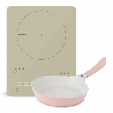 Comprar PACK de cocina portátil - Menaje Olla UMA / Sartén NOA + PRO-PIRAX Placa vitrocerámica de inducción