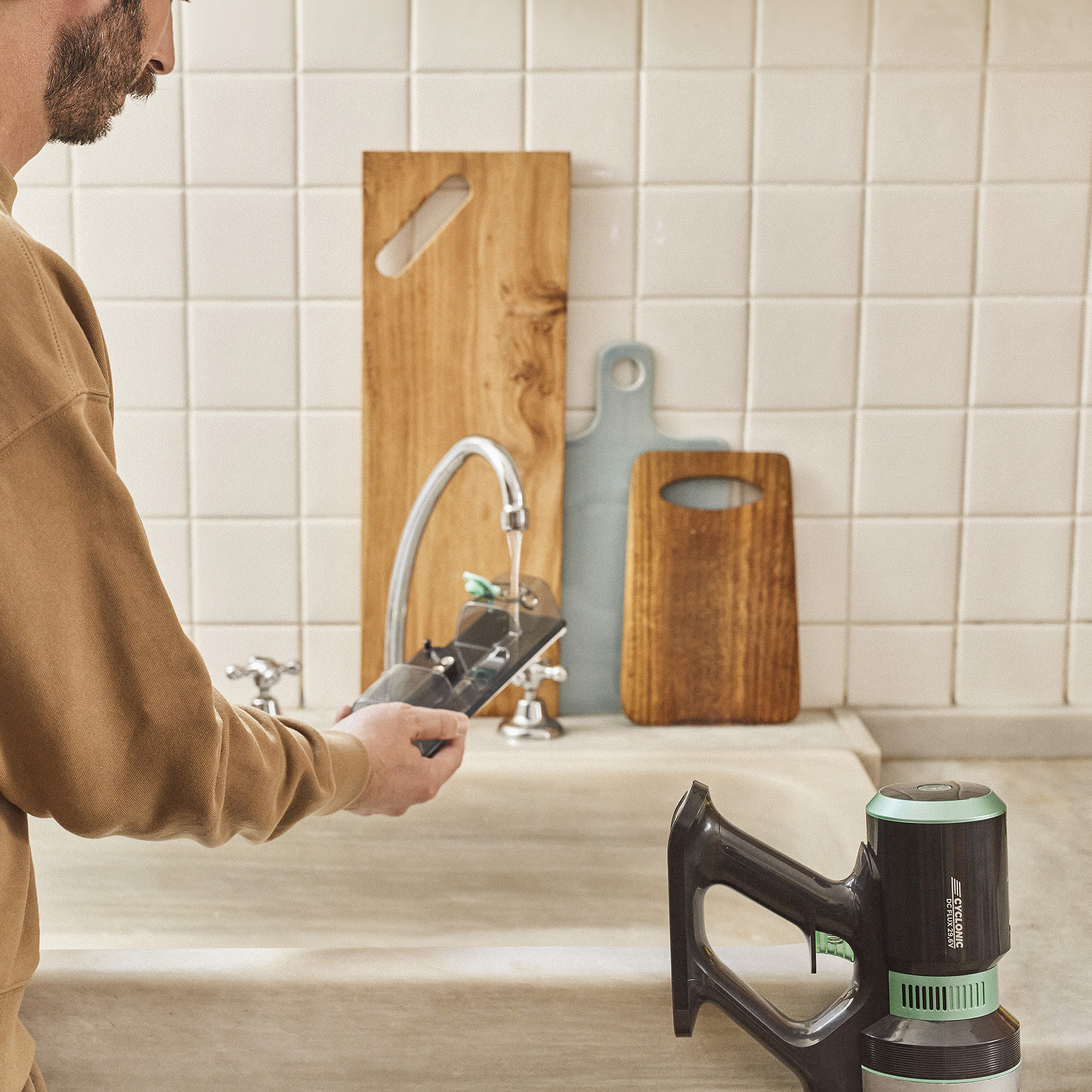 Accesorio Limpieza TANQUE + MOPA FRIEGASULEOS + CEPILLO para CYCLONIC