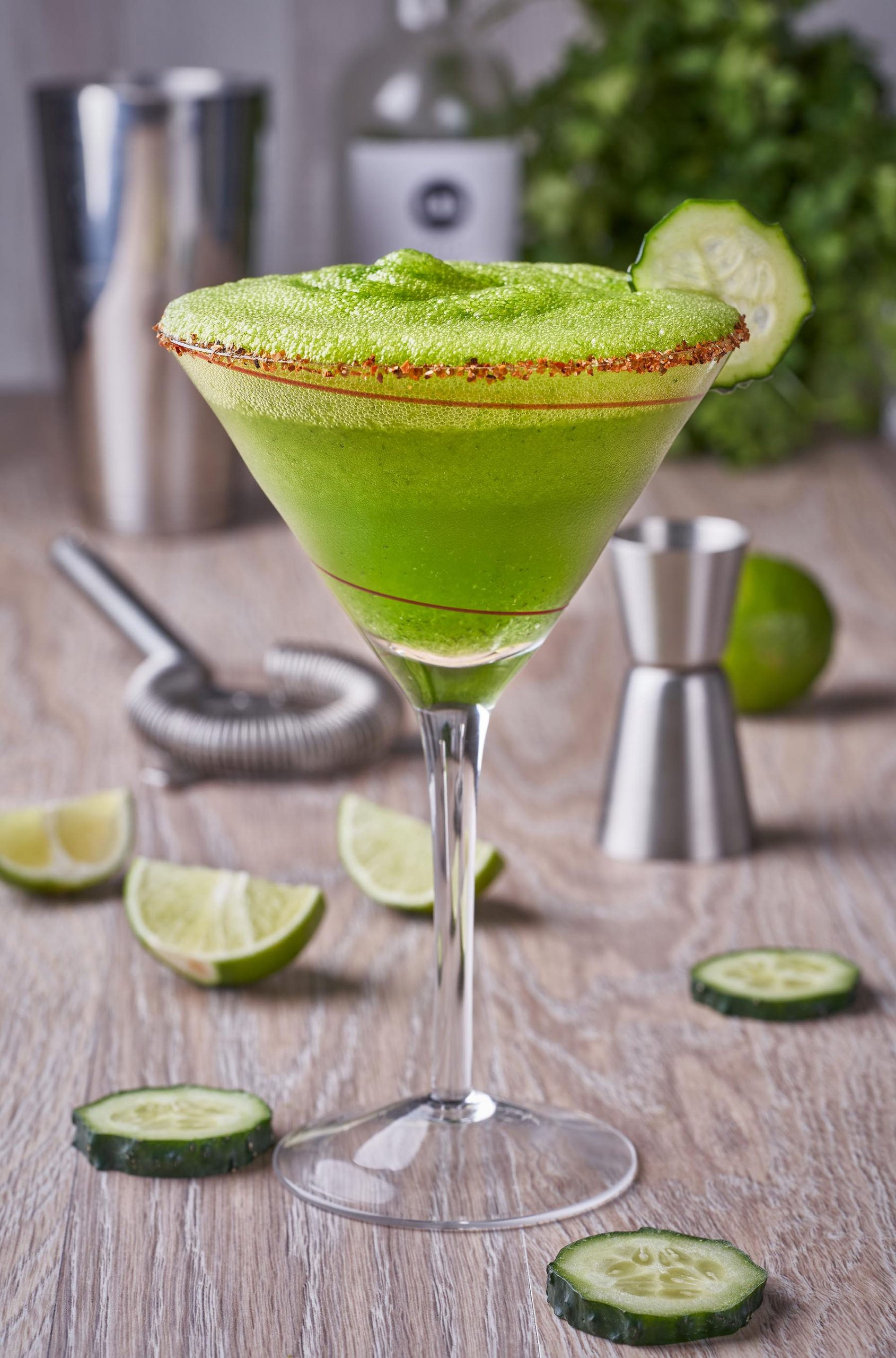 MARGARITA FROZEN DE PEPINO | Recetas Chefbot | IKOHS