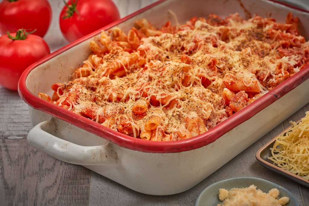 MACARRONES GRATINADOS CON SALSA DE TOMATE Y CARNE | Create Recipes | Recetas para elaborar con