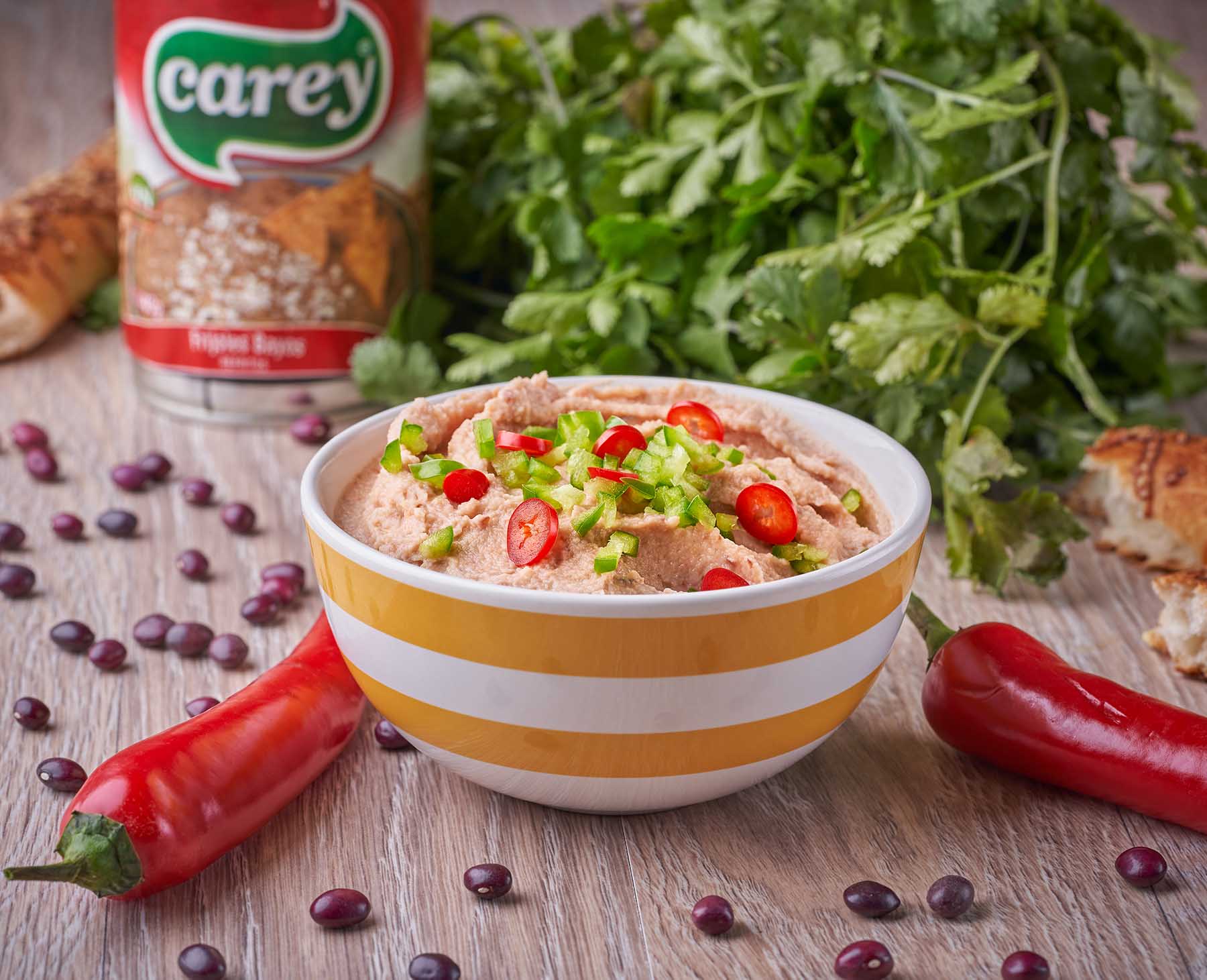 Dip mexicano de frijoles | Create Recipes | Recetas para elaborar con