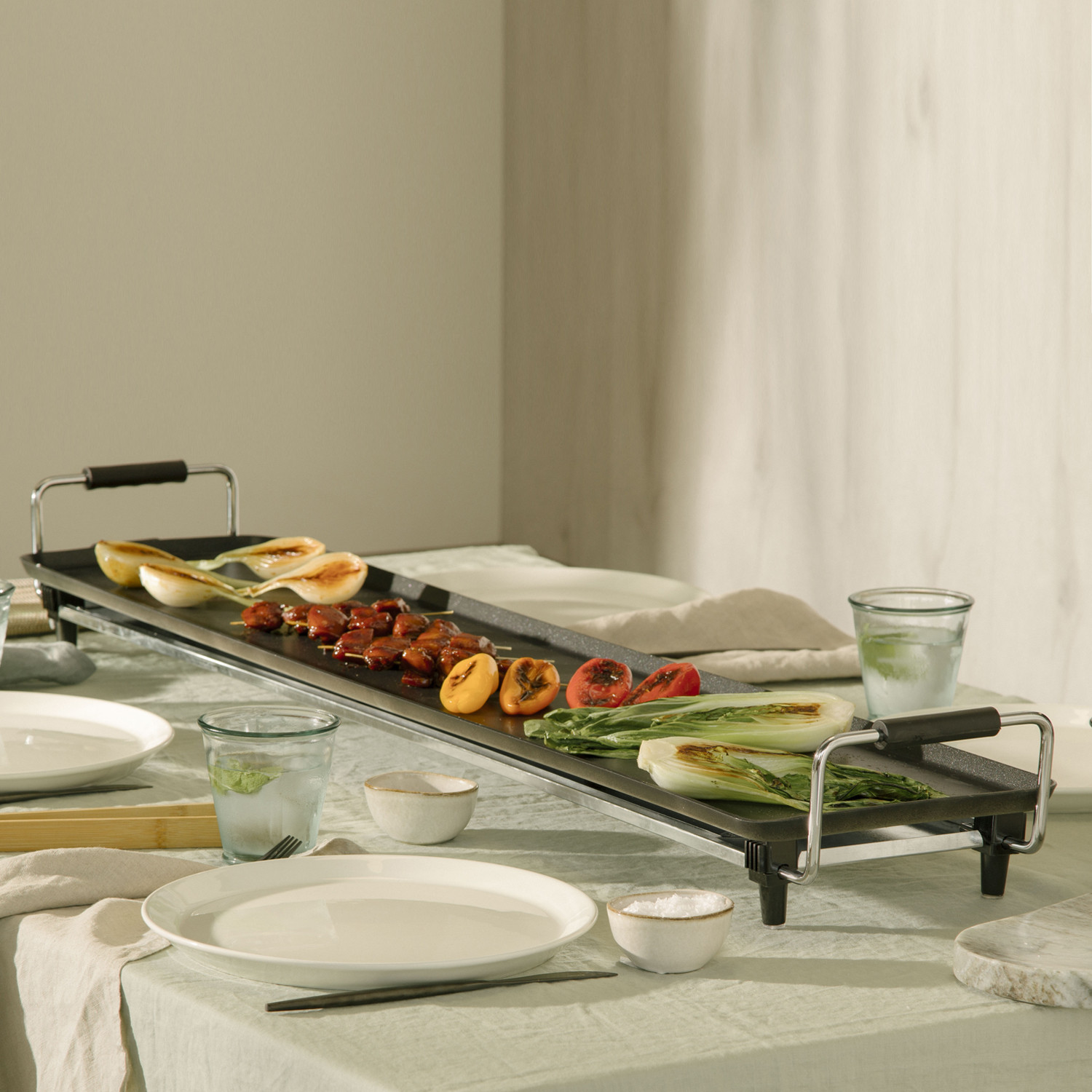 TEPPANYAKI TPXL Plaque à griller style Japonais Create Ikohs