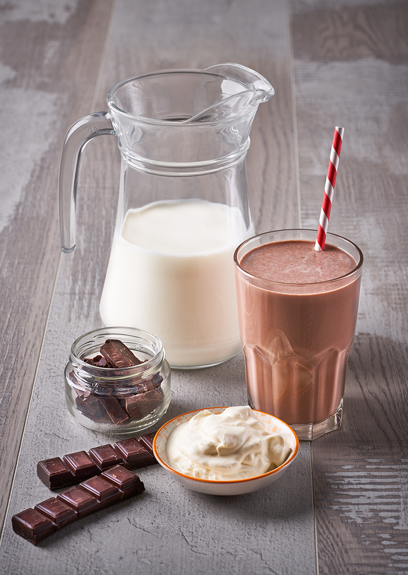 MILKSHAKE À LA CRÈME AU CHOCOLAT Create Recipes Recettes à réaliser avec votre Chefbot