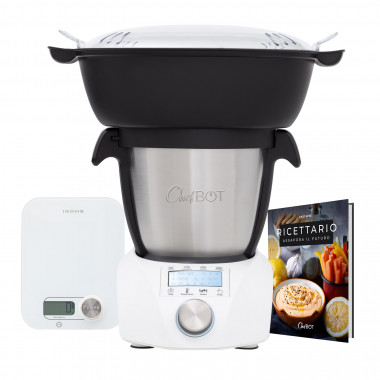 Comprar Chefbot COMPACT STEAMPRO + Ricettario + Cestello Vapore + Pondus 