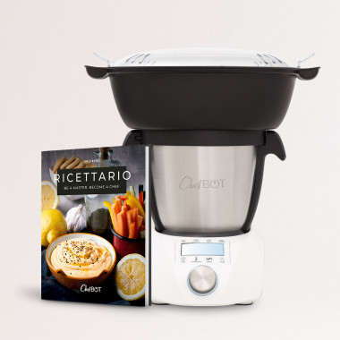 Acquista CHEFBOT COMPACT STEAMPRO (con cesta a vapore) + Ricettario - Robot Intelligente da Cucina