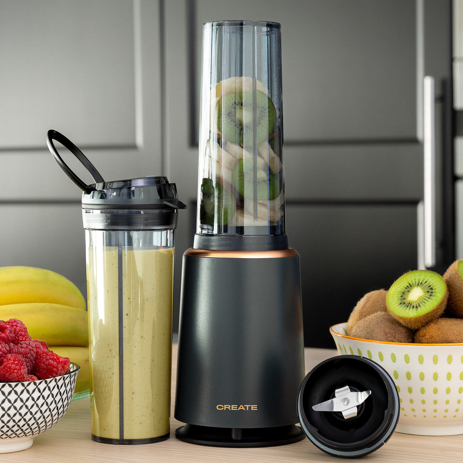 ABDA SLIM Blender z przenośnym kubkiem Create Ikohs