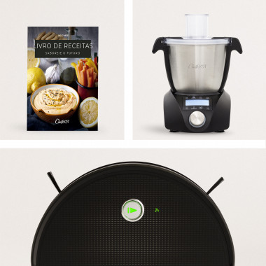 Comprar Pack - CHEFBOT COMPACT  Robô de cozinha + Livro de receitas+ NETBOT S15 Aspirador Inteligente