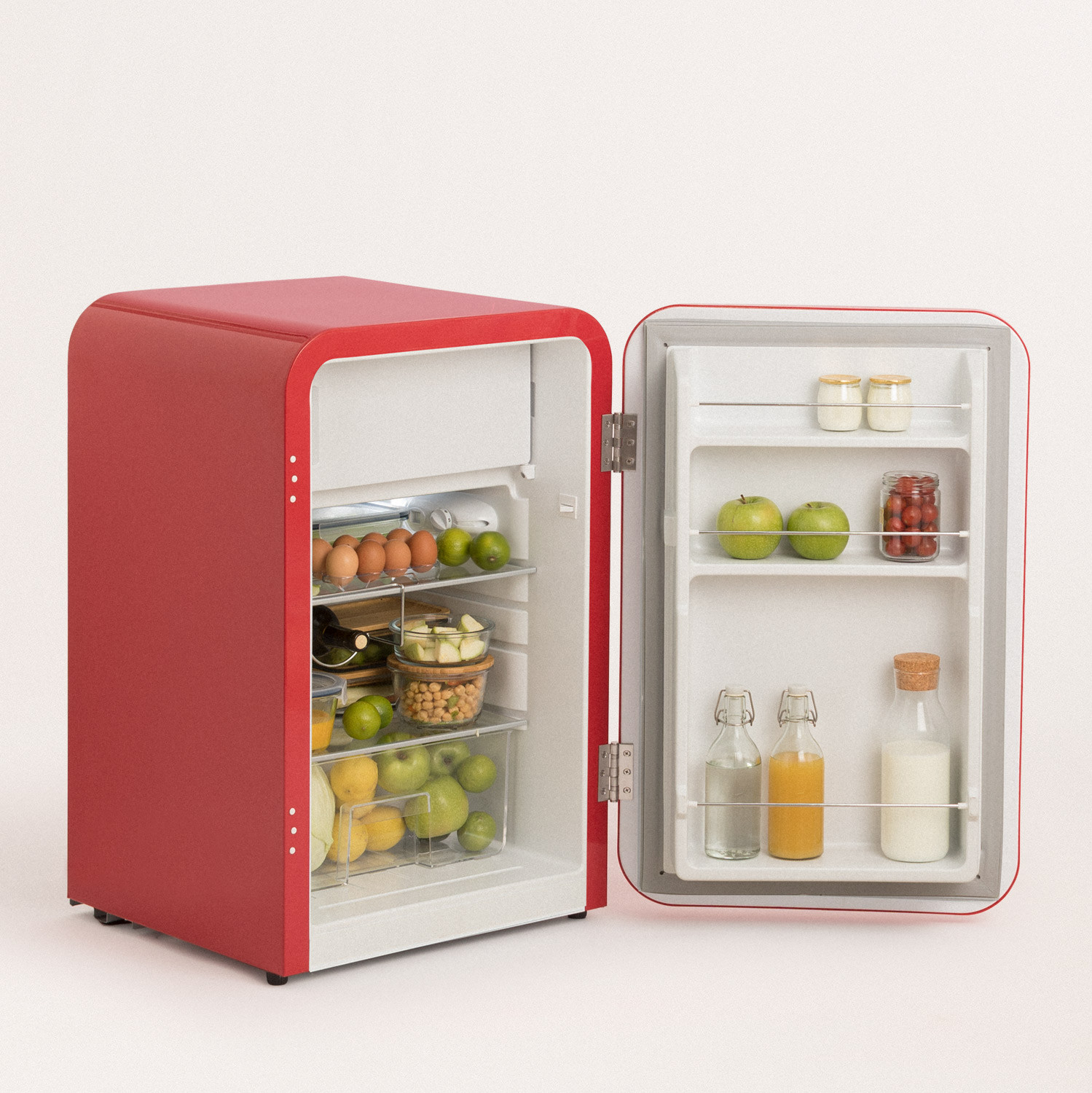 RETRO FRIDGE 83.5 ROSE GOLD Frigorífico Create Ikohs