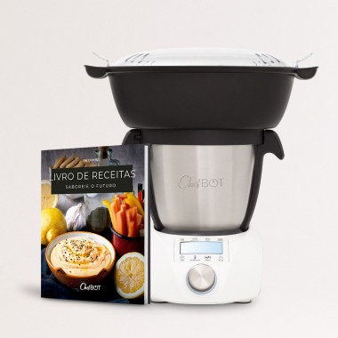 Comprar CHEFBOT COMPACT STEAMPRO ( com Cesta de Vapor) + Livro de Receitas - Robô Inteligente de Cozinha
