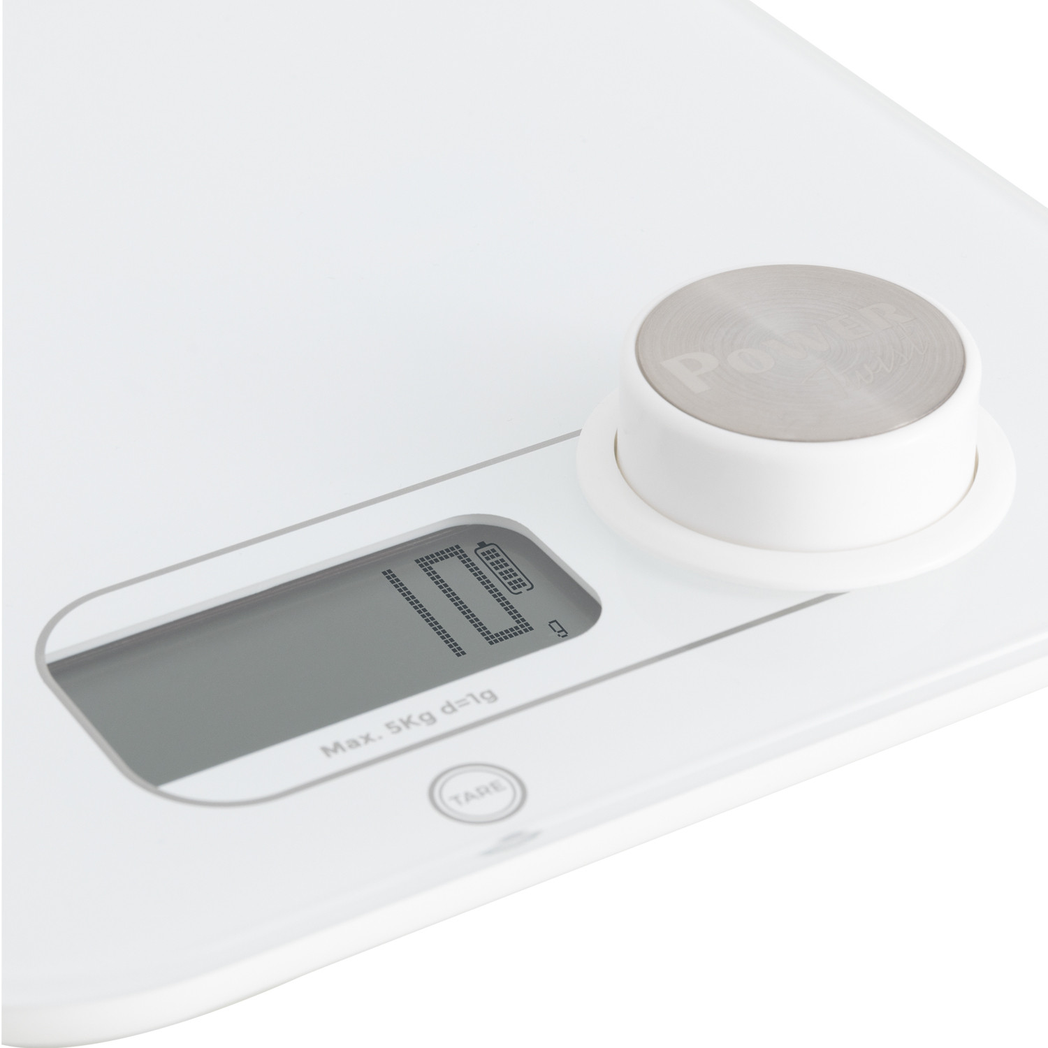 PONDUS WHITE - Kitchen Scale without batteries - IKOHS