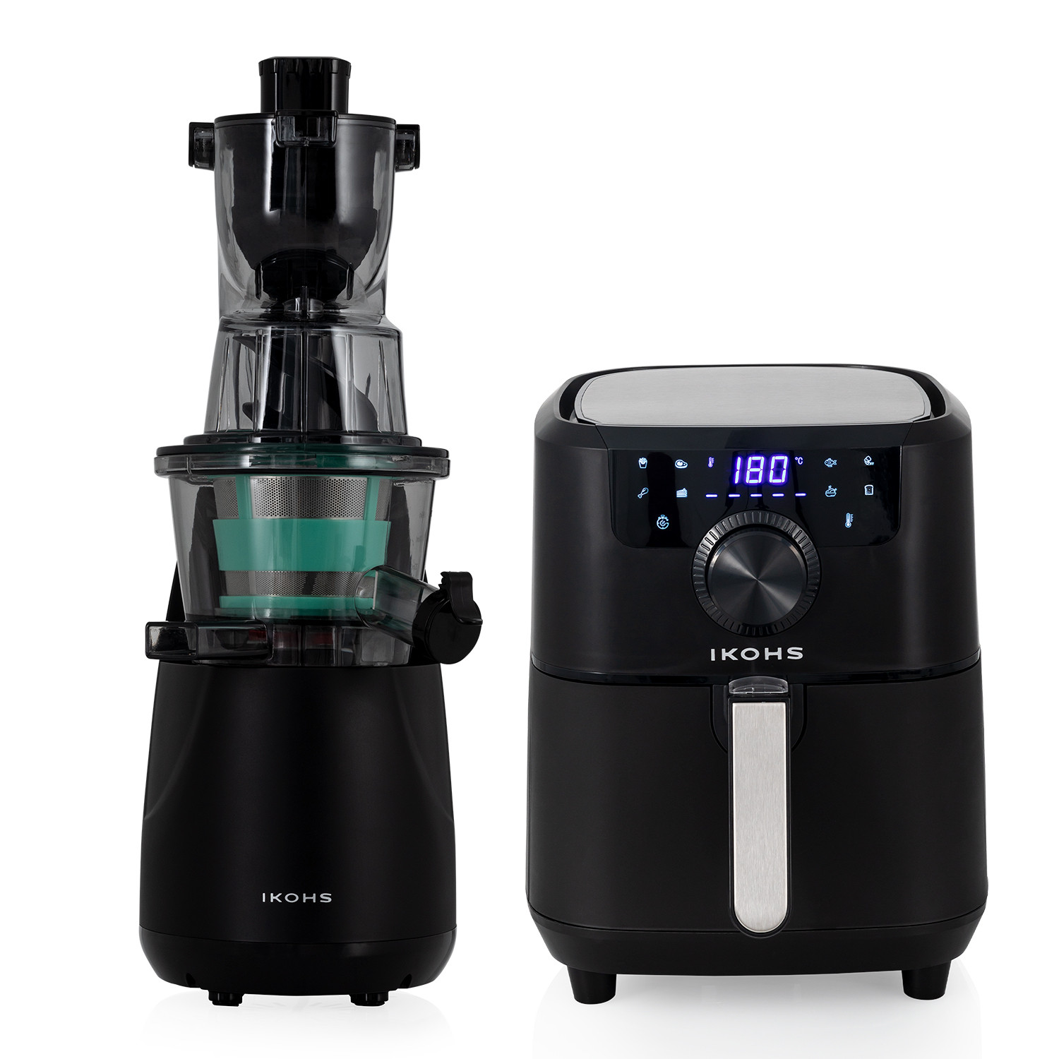 PACK IKOFRY HEALTHY PRO Oil Free Fryer + WONDERVIT SLOW JUICER Slow
