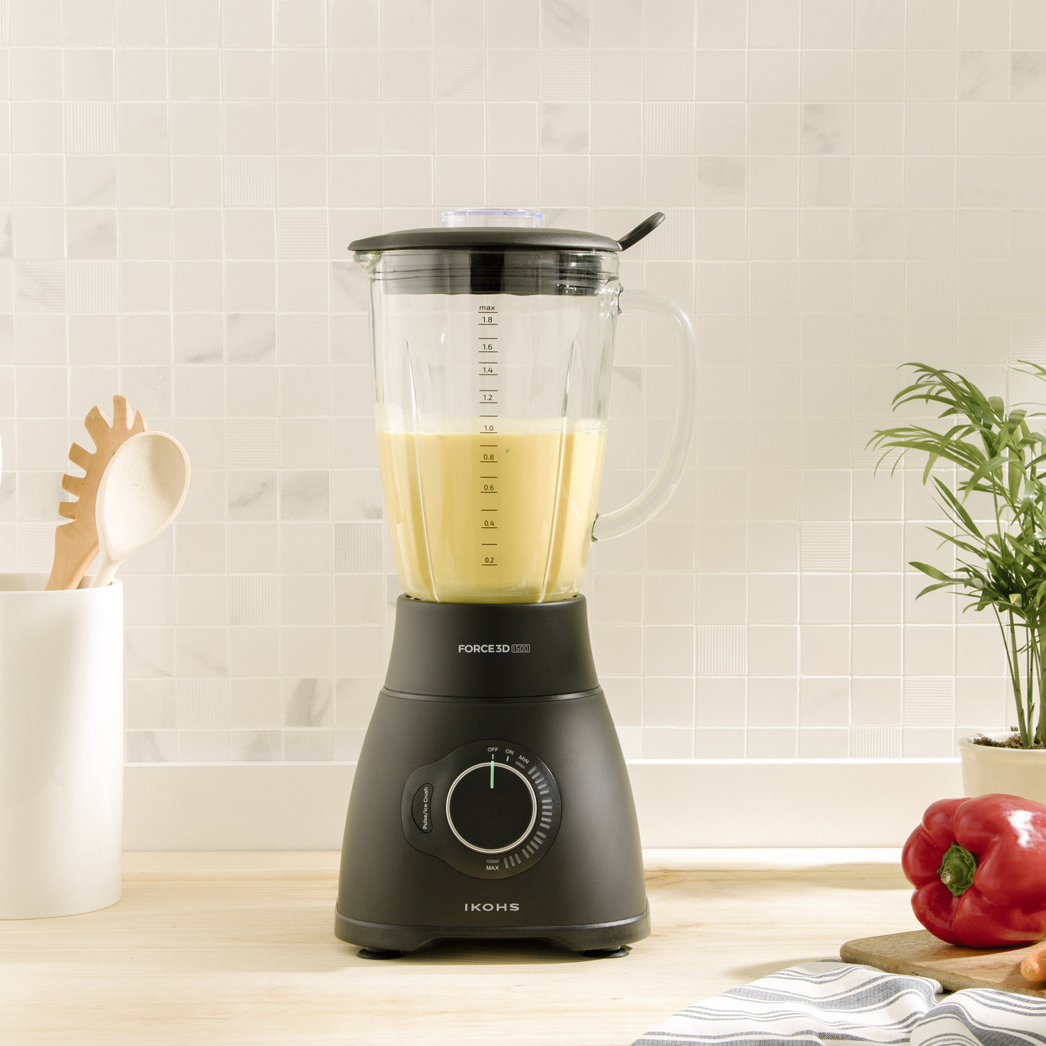 BLENDER FORCE 3D 1500W American Style Jug Blender Create Ikohs