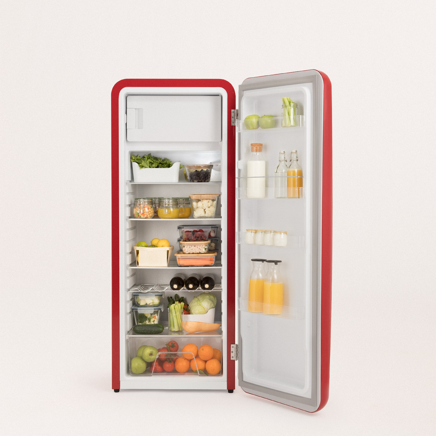 RETRO FRIDGE 150 ROSE GOLD Create Ikohs