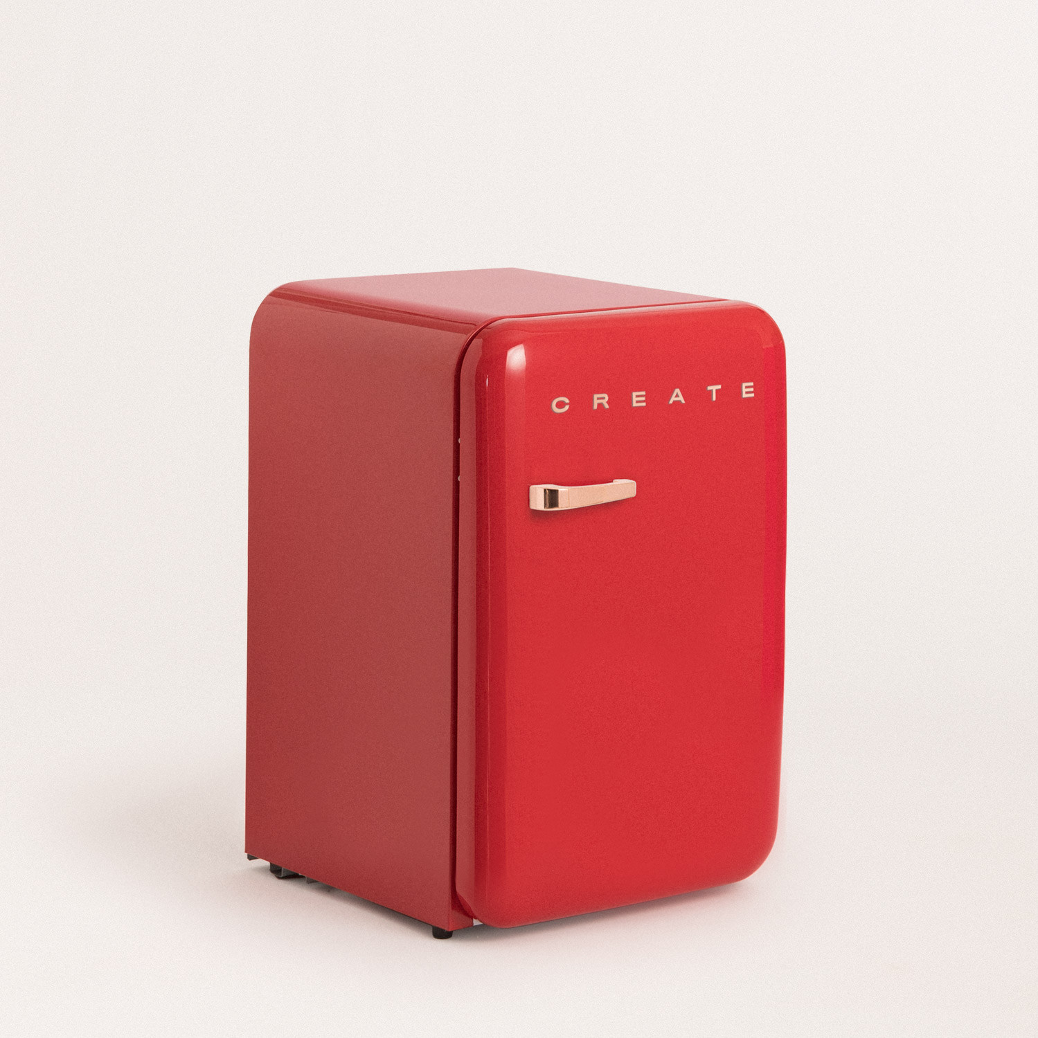 Retro Fridge 83.5 ROSE GOLD Create Ikohs