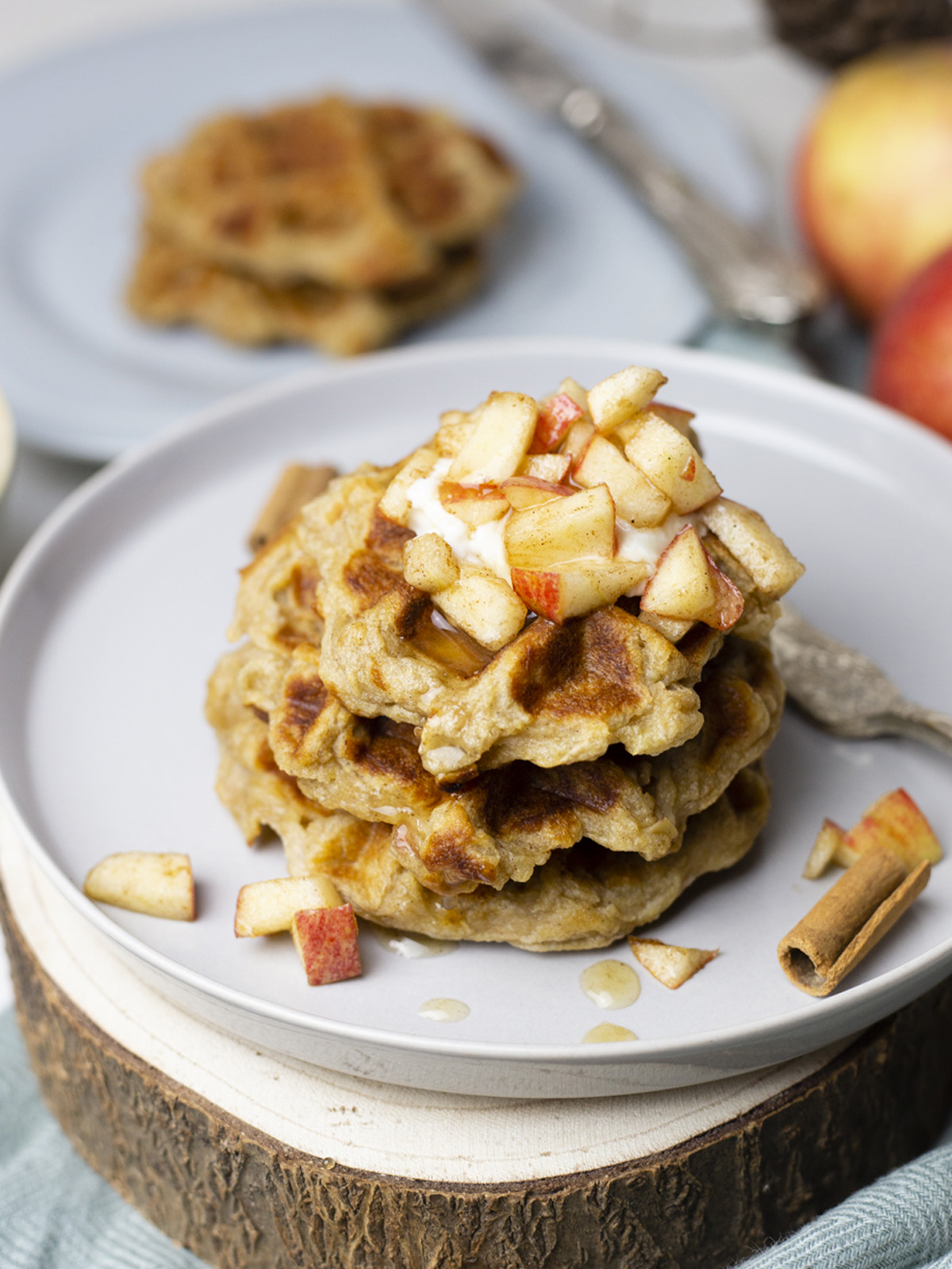 Apple strudel waffle | Create Recipes | Recipes to make with your Chefbot